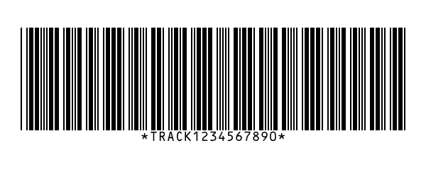 Image showing a barcode of type code39