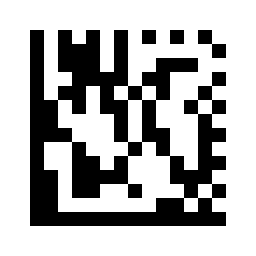 Image showing a barcode of type datamatrix